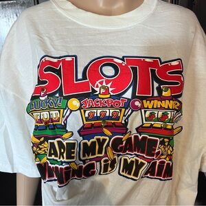 Slots Graphic T-Shirt - White